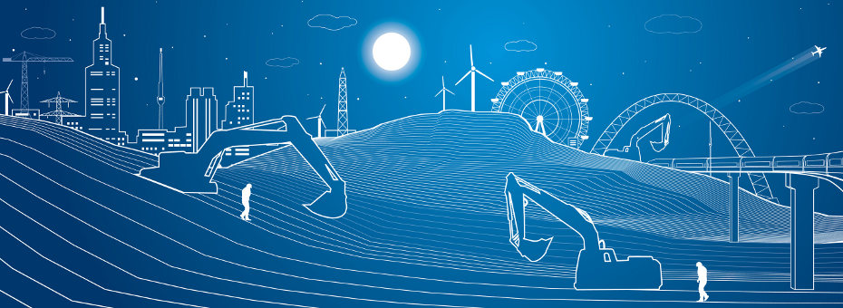 koparka niwelacja terenu